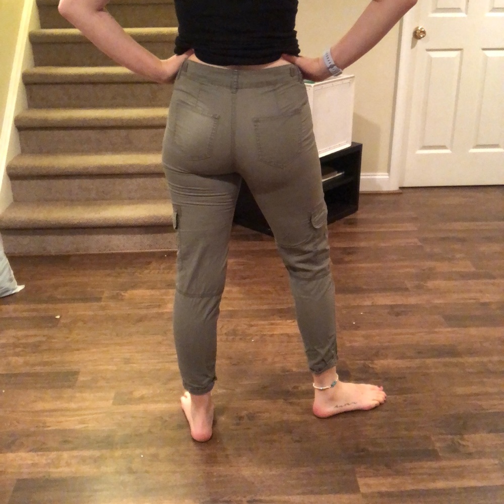 Army Green Cargo Pants